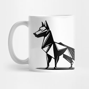 Origami dog Mug